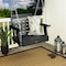 Highwood Usa Weatherly Single Seat Swing Outdoor Furniture for Patio, Backyard, Garden AD-PORW3-BKE - alternate 2